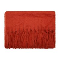 SELECTED | Sjaal franje oranje 2